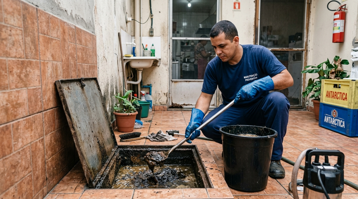 Limpeza de Caixa de Gordura perto de mim em Montes Claros‑MG